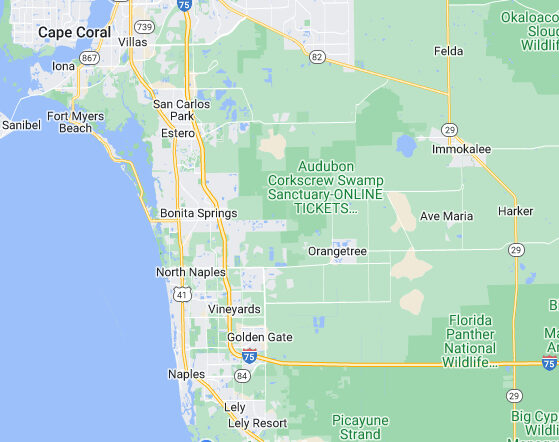 Collier County and Lee County Florida
